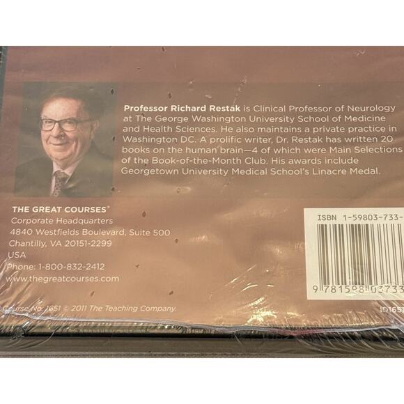 Richard Restak - Optimizing Brain Fitness 2-DVDs 2011 Great Courses 12 Lectures - Picture 6 of 8